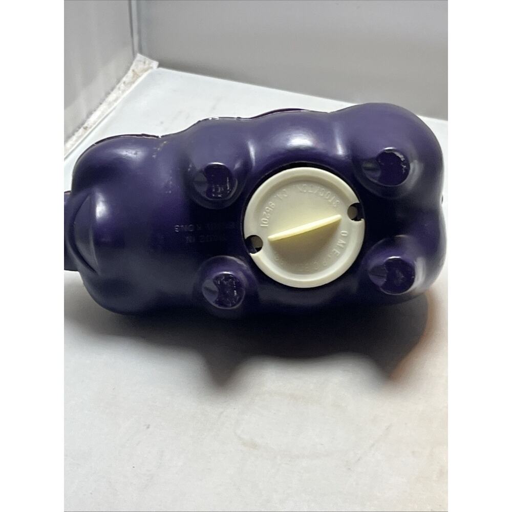 VTG OME Hat-Tipping Piggy Bank Plastic Pig Coin Bank Works Elks Lodge Hong Kong - Picture 5 of 5